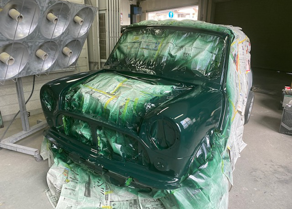 黄緑 A-04 旧車 整備 塗装 笑えるギャグステッカー モンキー ゴリラ